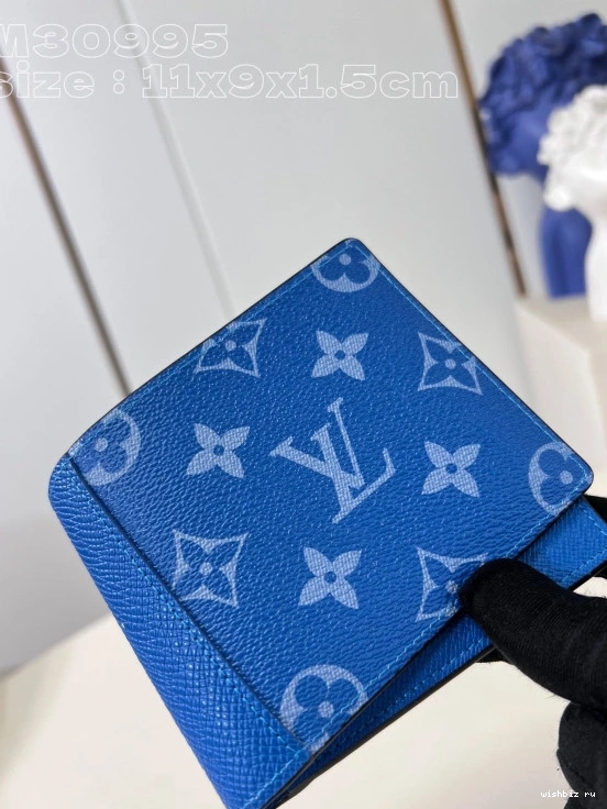 WIS WALLET-11.5-9-1.5cm VUITTON MULTIPLE LOUIS 0822